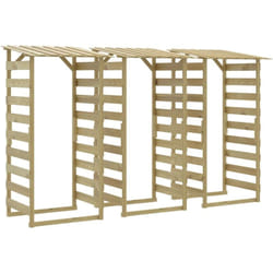 Pergolas avec toits 3 pcs 100x90x200 cm Bois de pin imprégné vidaXL