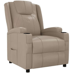 Fauteuil Inclinable Marron Similicuir Vidaxl