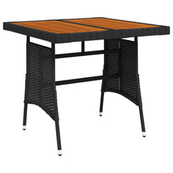 VidaXL 318692 table de jardin Noir
