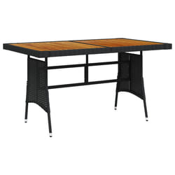 VidaXL 318693 table de jardin Noir