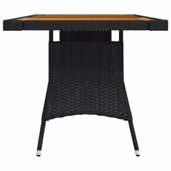 VidaXL 318693 table de jardin Noir