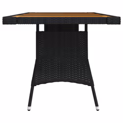 VidaXL 318694 table de jardin Noir