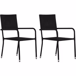 Ces chaises à dîner de jardin en résine tressée seront un excellent choix pour votre famille pour dîner ou se détendre ! Maté ...