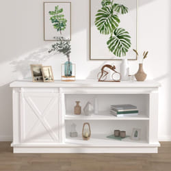 Vidaxl - Kit mini de porte d'armoire coulissante Acier au carbone Blanc