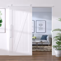 Vidaxl - Kit de quincaillerie de porte coulissante 200 cm Acier Blanc
