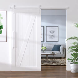 Vidaxl - Kit de quincaillerie de porte coulissante 183 cm Acier Blanc
