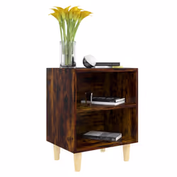 VidaXL 813099 Table de nuit et table de chevet Chêne - Vue supplémentaire 3