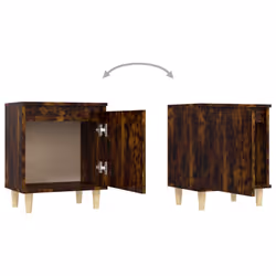 VidaXL 813110 Table de nuit et table de chevet Chêne - Vue supplémentaire 5