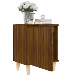 VidaXL 813115 Table de nuit et table de chevet Chêne - Vue supplémentaire 4