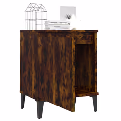 VidaXL 813116 Table de nuit et table de chevet Chêne - Vue supplémentaire 4