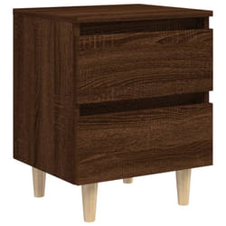 VidaXL 813126 Table de nuit et table de chevet Chêne