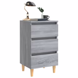 VidaXL 813136 Table de nuit et table de chevet Chêne - Vue supplémentaire 4