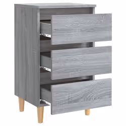 VidaXL 813136 Table de nuit et table de chevet Chêne - Vue supplémentaire 5