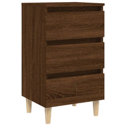 VidaXL 813138 Table de nuit et table de chevet Chêne