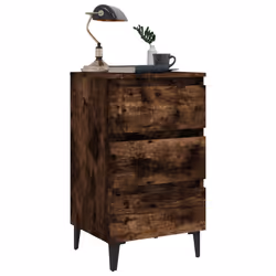 VidaXL 813140 Table de nuit et table de chevet Chêne - Vue supplémentaire 4