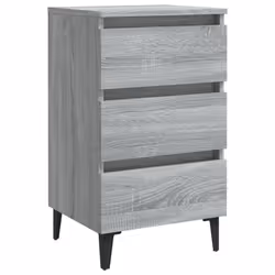 VidaXL 813142, Chêne, Panneau aggloméré, Métal, 400 mm, 350 mm, 690 mm, 1 pièce(s)