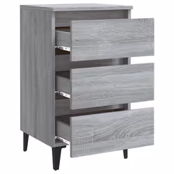 VidaXL 813142 Table de nuit et table de chevet Chêne - Vue supplémentaire 5