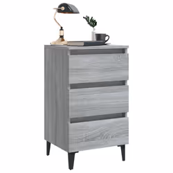 VidaXL 813142 Table de nuit et table de chevet Chêne - Vue supplémentaire 7