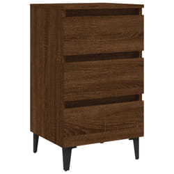 VidaXL 813144 Table de nuit et table de chevet Chêne