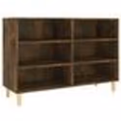 vidaXL Buffet chêne fumé 103,5x35x70 cm bois d'ingénierie - TU