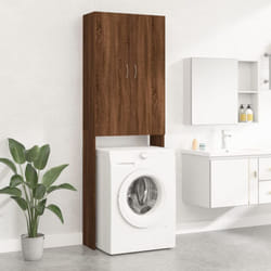 Vidaxl - Meuble pour machine à laver Chêne marron 64x25,5x190 cm