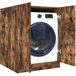 vidaXL Meuble pour machine à laver Chêne fumé 71x71,5x91,5 cm
