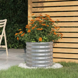 vidaXL Jardinière de Jardin Acier