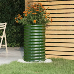 vidaXL Jardinière de jardin 40x68 cm - Vert