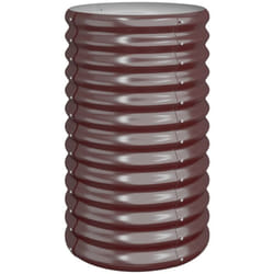 Vidaxl - Jardinière de jardin Acier enduit de poudre 40x40x68 cm Marron