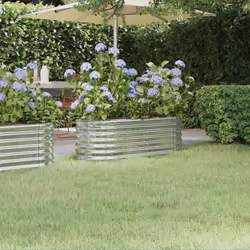 Ce lit surélevé de jardin serait un excellent choix pour les amateurs de bricolage pour décorer leurs jardins, balcons ou pat ...