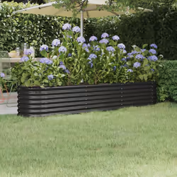 Ce lit surélevé de jardin serait un excellent choix pour les amateurs de bricolage pour décorer leurs jardins, balcons ou pat ...