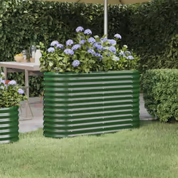 Ce lit surélevé de jardin serait un excellent choix pour les amateurs de bricolage pour décorer leurs jardins, balcons ou pat ...