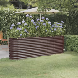 Ce lit surélevé de jardin serait un excellent choix pour les amateurs de bricolage pour décorer leurs jardins, balcons ou pat ...