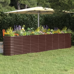 Ce lit surélevé de jardin serait un excellent choix pour les amateurs de bricolage pour décorer leurs jardins, balcons ou pat ...