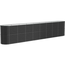 Vidaxl - Lit surélevé de jardin Acier enduit de poudre Anthracite
