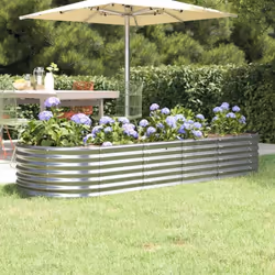 Ce lit surélevé de jardin serait un excellent choix pour les amateurs de bricolage pour décorer leurs jardins, balcons ou pat ...