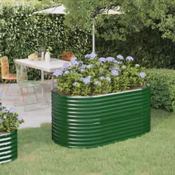 Ce lit surélevé de jardin serait un excellent choix pour les amateurs de bricolage pour décorer leurs jardins, balcons ou pat ...