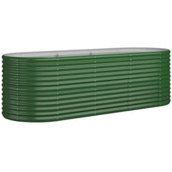 Vidaxl - Lit surélevé de jardin Acier enduit de poudre 224x80x68 cm Vert