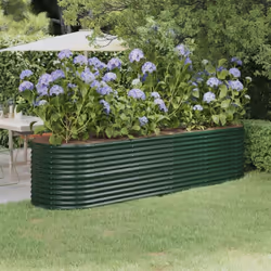 Ce lit surélevé de jardin serait un excellent choix pour les amateurs de bricolage pour décorer leurs jardins, balcons ou pat ...