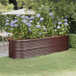 Ce lit surélevé de jardin serait un excellent choix pour les amateurs de bricolage pour décorer leurs jardins, balcons ou pat ...