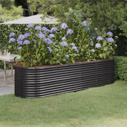 Ce lit surélevé de jardin serait un excellent choix pour les amateurs de bricolage pour décorer leurs jardins, balcons ou pat ...