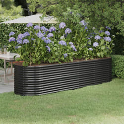 Vidaxl - Lit surélevé de jardin Acier enduit de poudre Anthracite