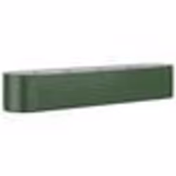 vidaXL Lit surélevé de jardin Acier enduit de poudre 368x80x68 cm Vert - TU