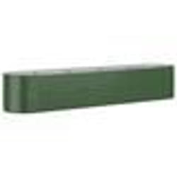 vidaXL Lit surélevé de jardin Acier enduit de poudre 368x80x68 cm Vert - TU