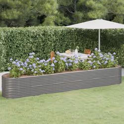 Ce lit surélevé de jardin serait un excellent choix pour les amateurs de bricolage pour décorer leurs jardins, balcons ou pat ...