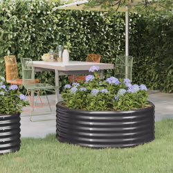 Ce lit surélevé de jardin serait un excellent choix pour les amateurs de bricolage pour décorer leurs jardins, balcons ou pat ...