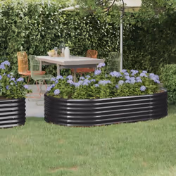 Ce lit surélevé de jardin serait un excellent choix pour les amateurs de bricolage pour décorer leurs jardins, balcons ou pat ...