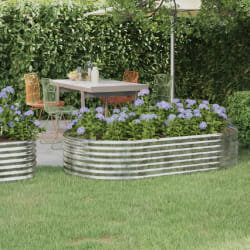 vidaXL Lit surélevé jardin Acier enduit de poudre