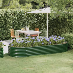 Ce lit surélevé de jardin serait un excellent choix pour les amateurs de bricolage pour décorer leurs jardins, balcons ou pat ...