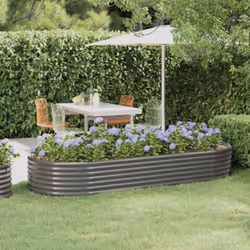 Ce lit surélevé de jardin serait un excellent choix pour les amateurs de bricolage pour décorer leurs jardins, balcons ou pat ...